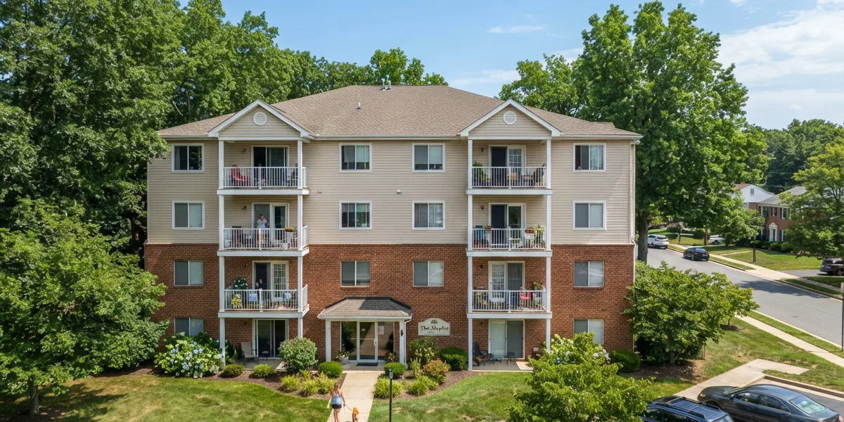 A Maryland apartment building where renters can install balcony solar