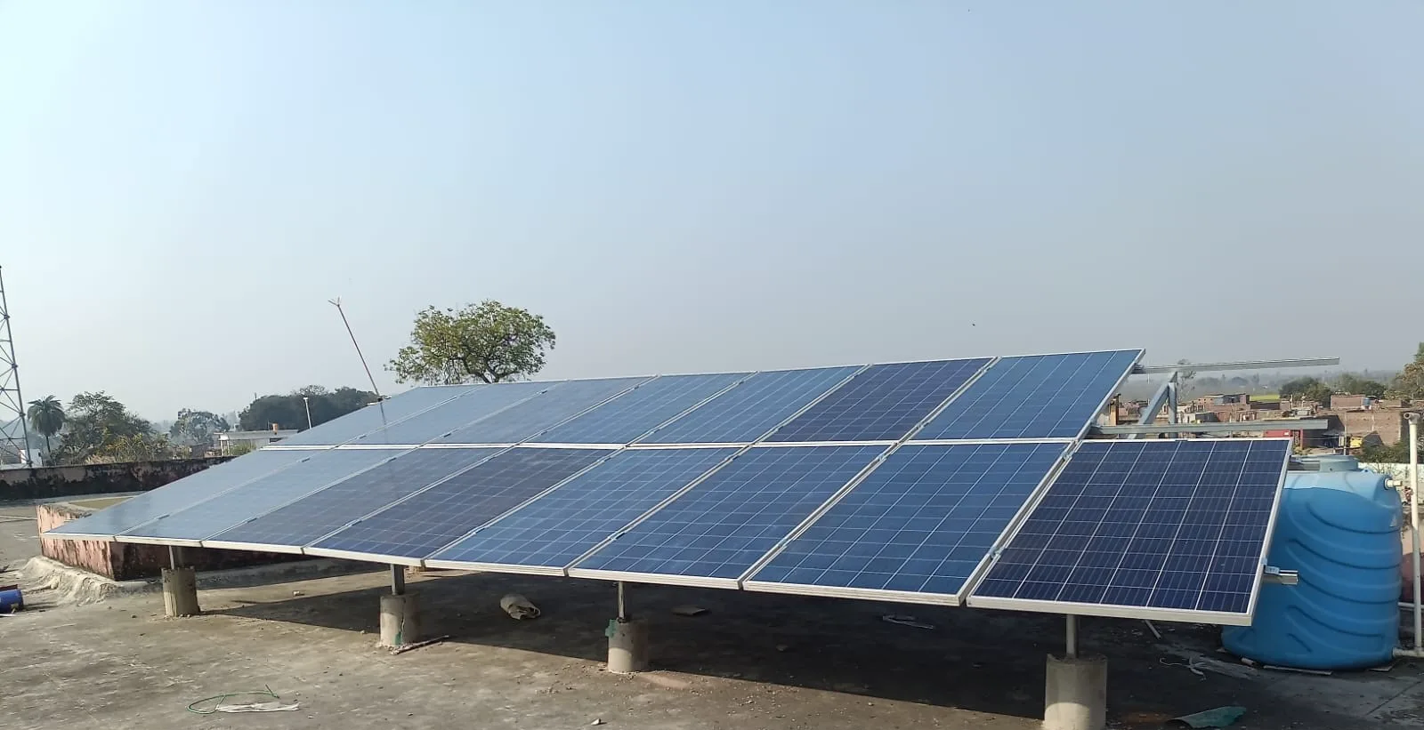 Inside a Solar Village Project health clinic