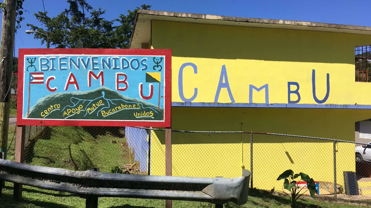 A Solar Village Project installation serving a community in Puerto Rico