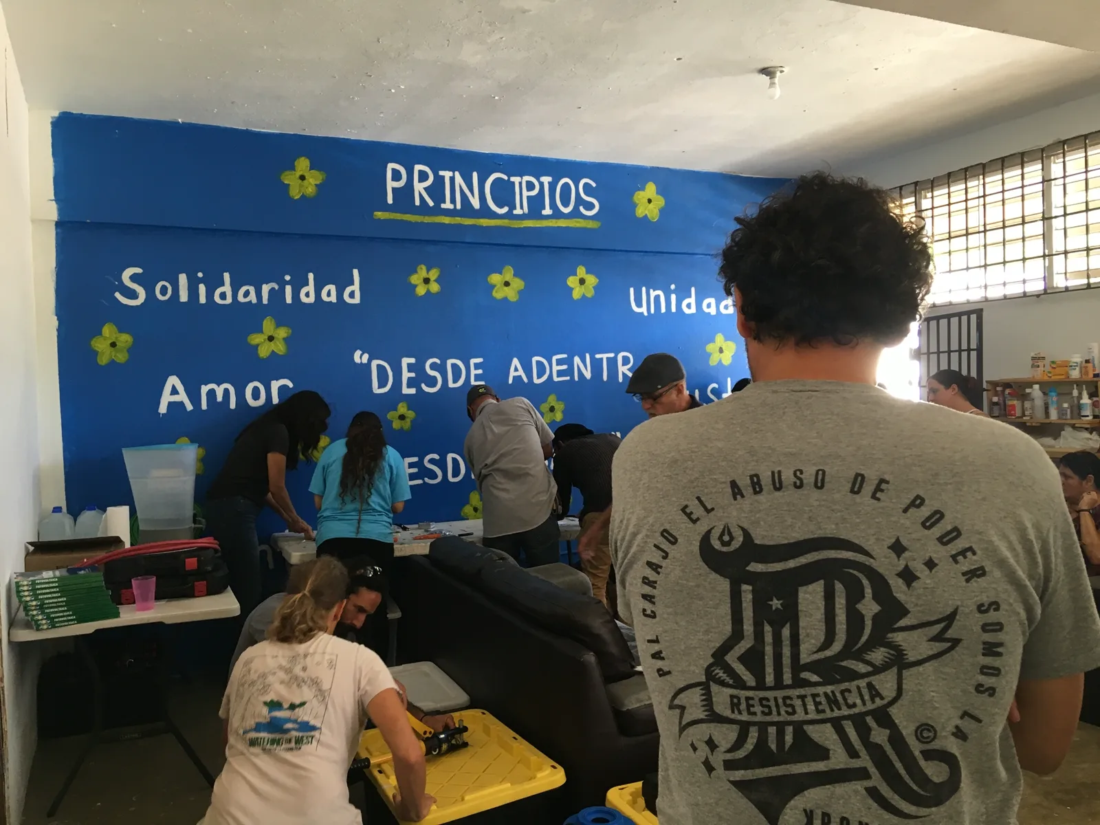 A Puerto Rico resilience-hub installation